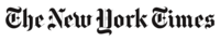 The New York Times logo black