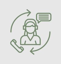 Ikon som symboliserar support och service för DISC-analyser