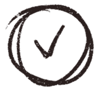 check mark line illustration