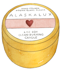 Alaskalux Candle Sticker
