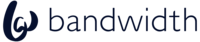 Bandwidth logo navy