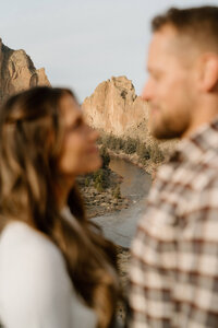 smith rock state park engagement session
