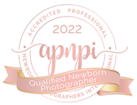 Badge, Accredited Professional 2022 for Newborn Photography
