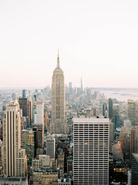 View from Top of the Rock in New York City