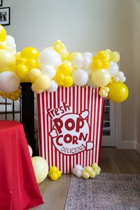 Large Popcorn Balloon Display