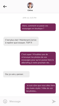 Capture d'écran du programme Power Dressing