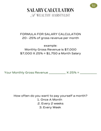 SALARY CALCULATION