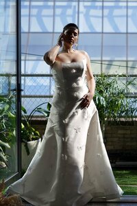 A-Line Wedding Dress with Detachable Sleeves