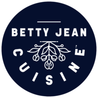 Betty Jean Cuisine logo navy
