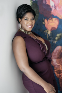 Bride and groom walk up memorial steps at their DC wedding