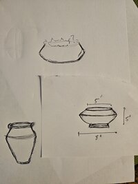 Pottery Sketch | Nicole Chapman Design