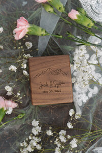 Sunrise elopement in boulder 