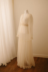 Neutral maxi maternity dress available in Nashville client wardrobe for studio or outdoor photos.
