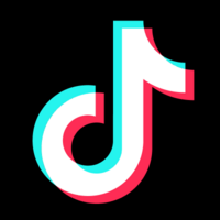 tiktok logo used to represent social media presence