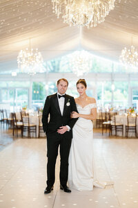Bride and groom portrait