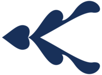 Custom arrow icon pointing left