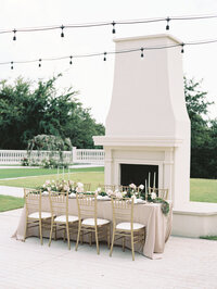 fine art wedding table setting