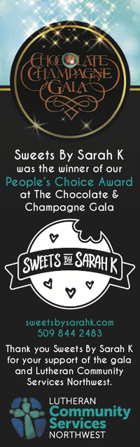 Sweets By Sarah K | Award for Chocolate Champagne Gala | Lutheran Community Services Northwest