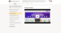 screenshot of affiliate marketing content editing tools in DWA course