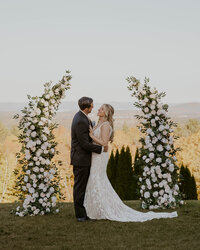 mountain top wedding ceremony