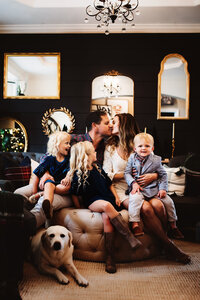 Houston Family Photography - Session at Home | Christmas pictures