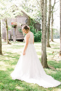 SonyaShane | Bride Portrait 2 | The Barn at Cedar Grove | Juneberry Weddings