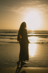 HarJiwan looking at sunset on the beach