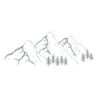 Hevesi Journal mountain logo