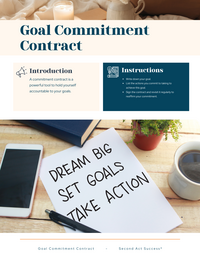 Goal Commitment Contract