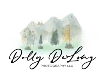 Dolly DeLong Photography Logo black font only with creative seen