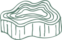 illustration of tree table icon