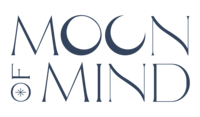 Wordmark - Moon of Mind - Celestial Blue