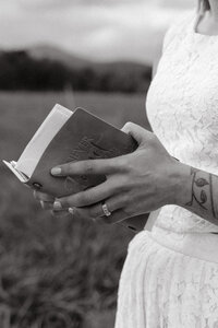 Candid outdoor engagement session in Fryeburg, Maine with romantic energy.