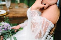 Indianapolis wedding photographer Mika LH Photography captures delicate wedding day details