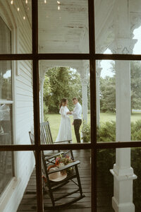 Rustic farmhouse elopement with emotional, documentary-style photography by destination wedding photographer Mindy Hulett