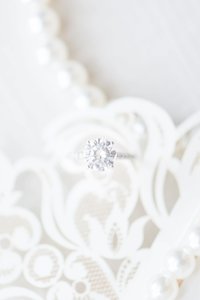 Bride and groom walk up memorial steps at their DC wedding