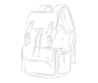 backpack illustration