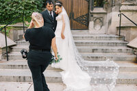 wedding couple at the Dominical University