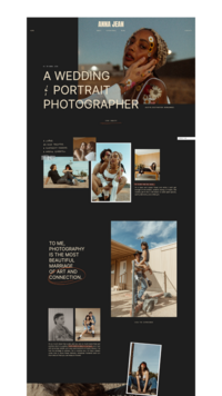 Anna Jean Showit website template mockup