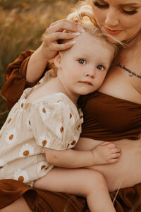 maternity session with children