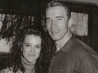Arnold Schwarzenegger, my mentor and I at the Stan Winston Studios where  I learned all there is about makeup