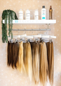 Hair salon tools and details