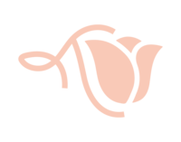 The Tallest Tulip icon logo apricot