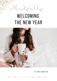 Mindfully Welcoming the New Year Workbook Cover