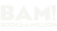 books a million logo in white