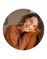 happy mom using the MiJi app.