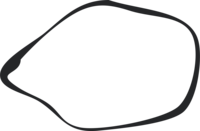 black outline shape
