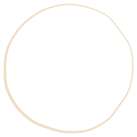a rugged outline of a circle