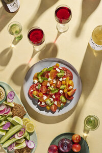 summer wine and produce