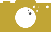 Gold illustration of camera